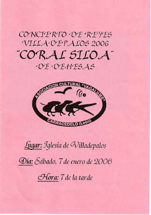 Concierto de Reyes " coral Siloa